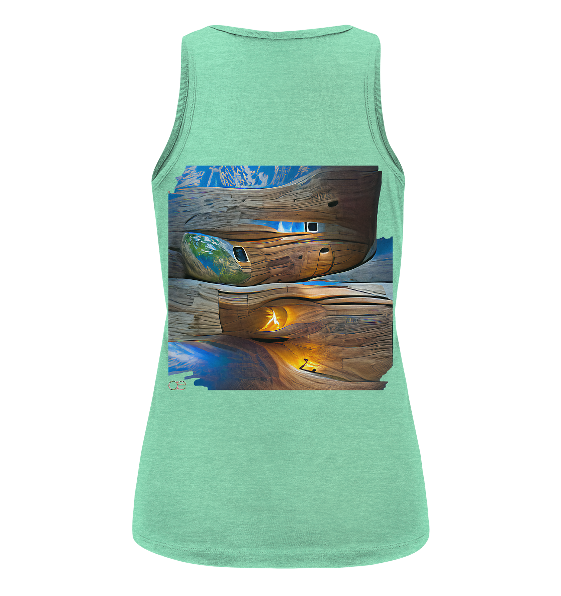 Ai Earth Perspective - Ladies Organic Tank-Top