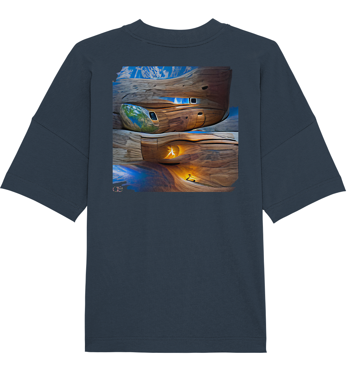 Ai Earth Perspective - Organic Oversize Shirt