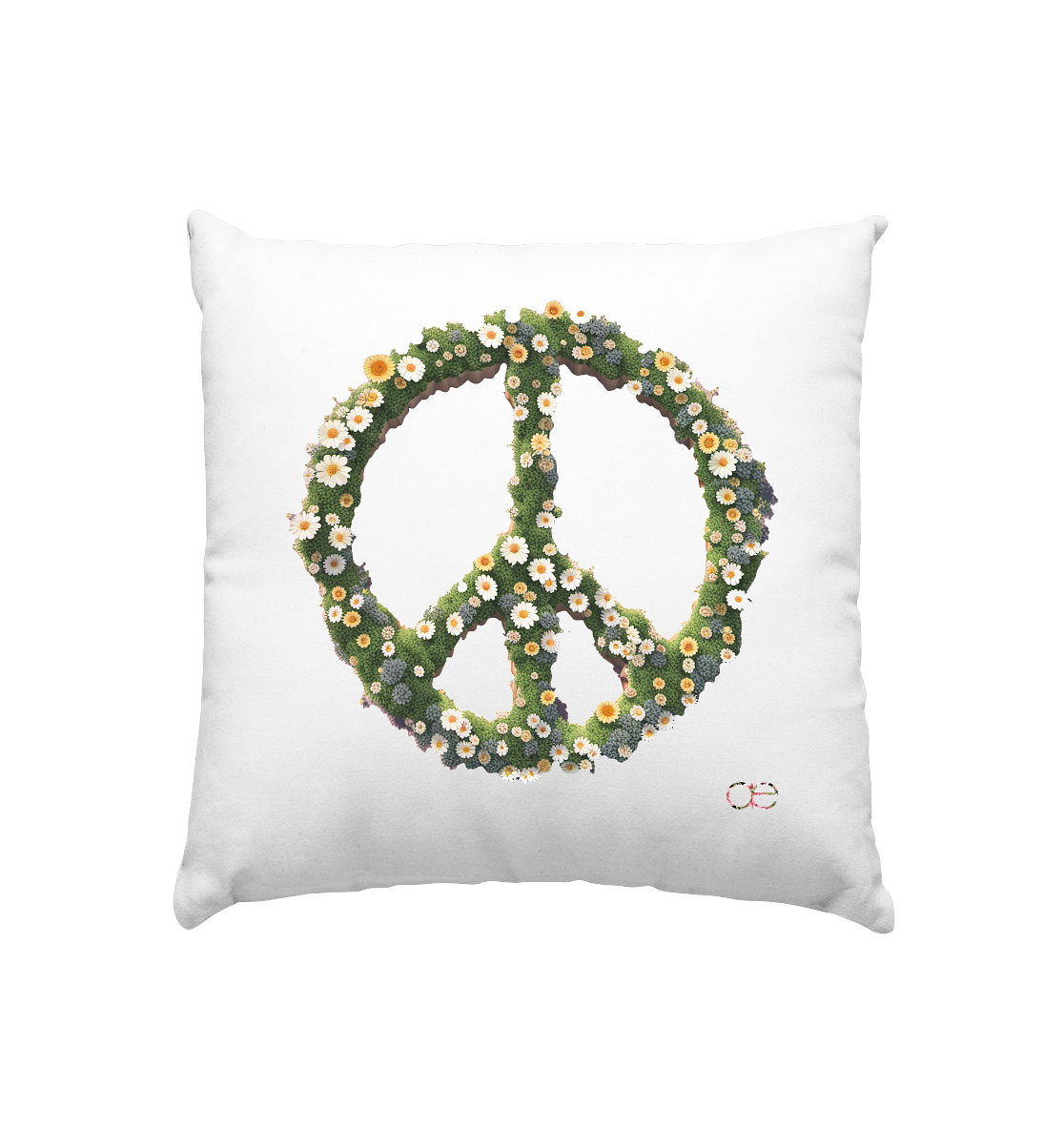 Peace Flower - Kissen 40x40cm