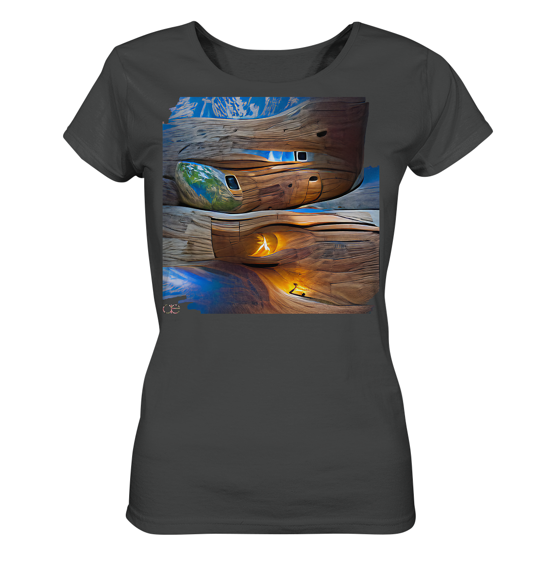 Ai Earth Perspective - Ladies Organic Basic Shirt