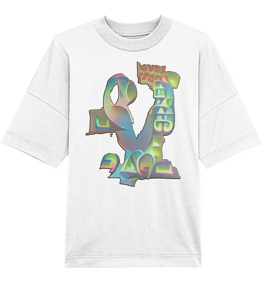 Peace & Love - Organic Oversize Shirt