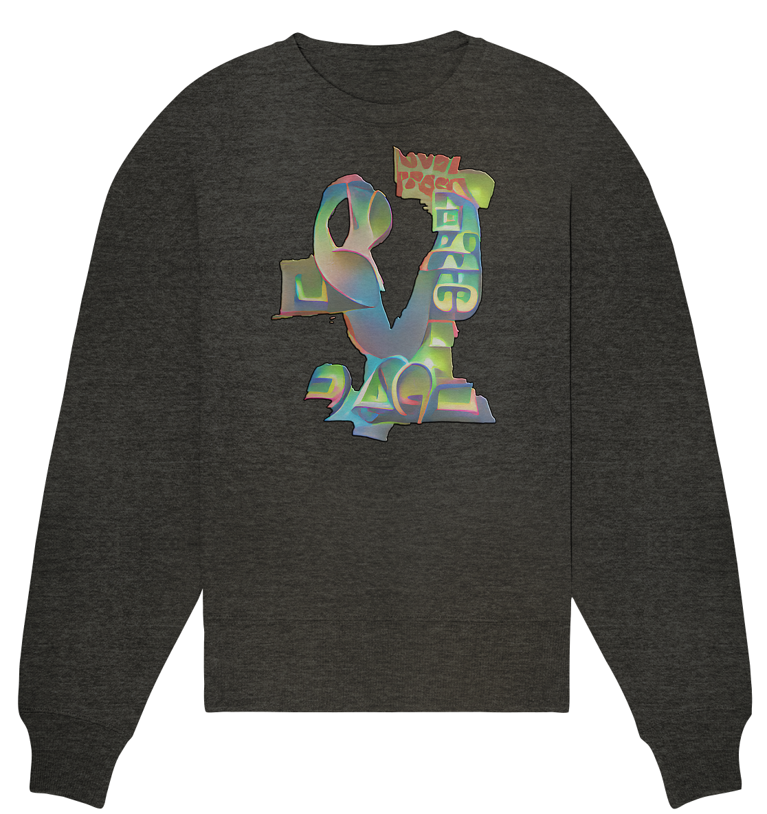 Peace & Love - Organic Oversize Sweatshirt