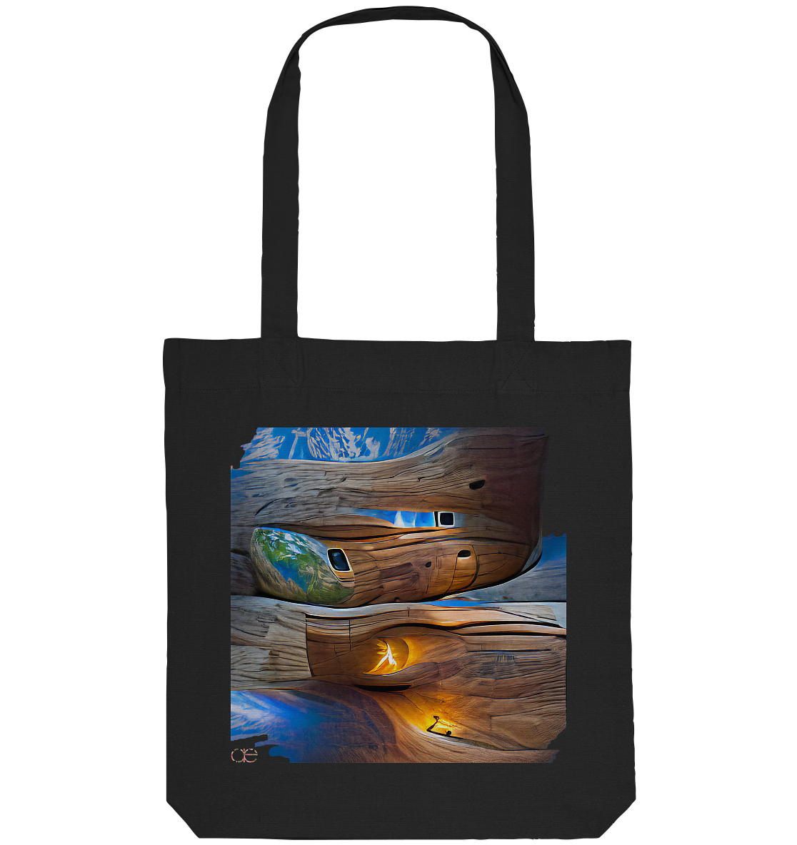 Ai Earth Perspective - Organic Tote-Bag
