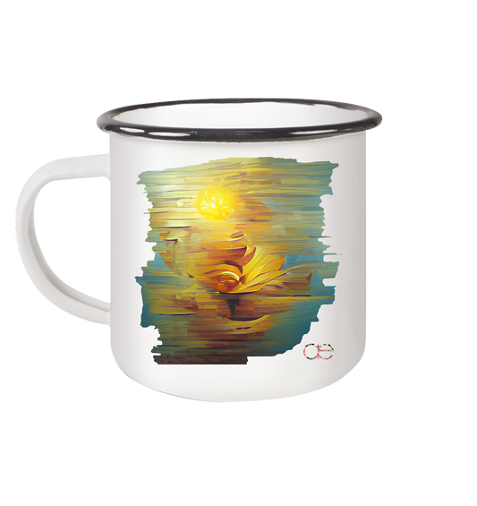 Ai Wood´S - Emaille Tasse (Black)