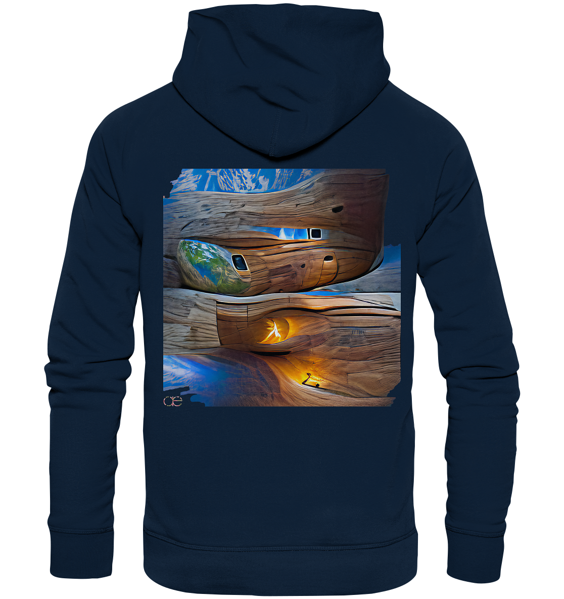 Ai Earth Perspective  - Organic Fashion Hoodie
