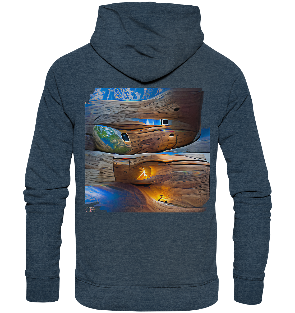 Ai Earth Perspective  - Organic Fashion Hoodie