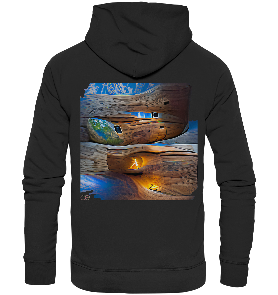Ai Earth Perspective  - Organic Fashion Hoodie