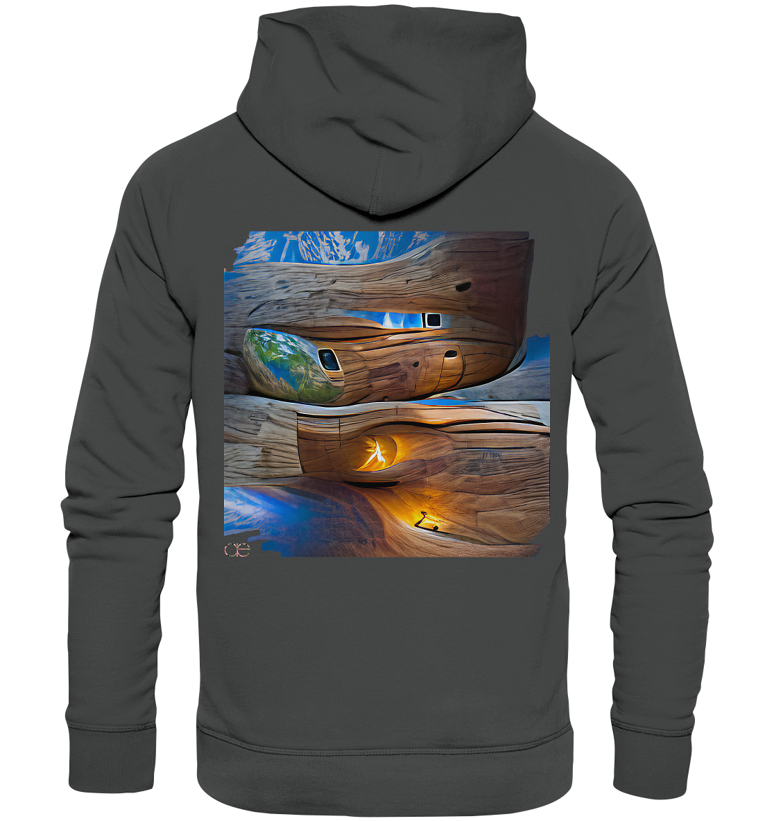 Ai Earth Perspective  - Organic Fashion Hoodie