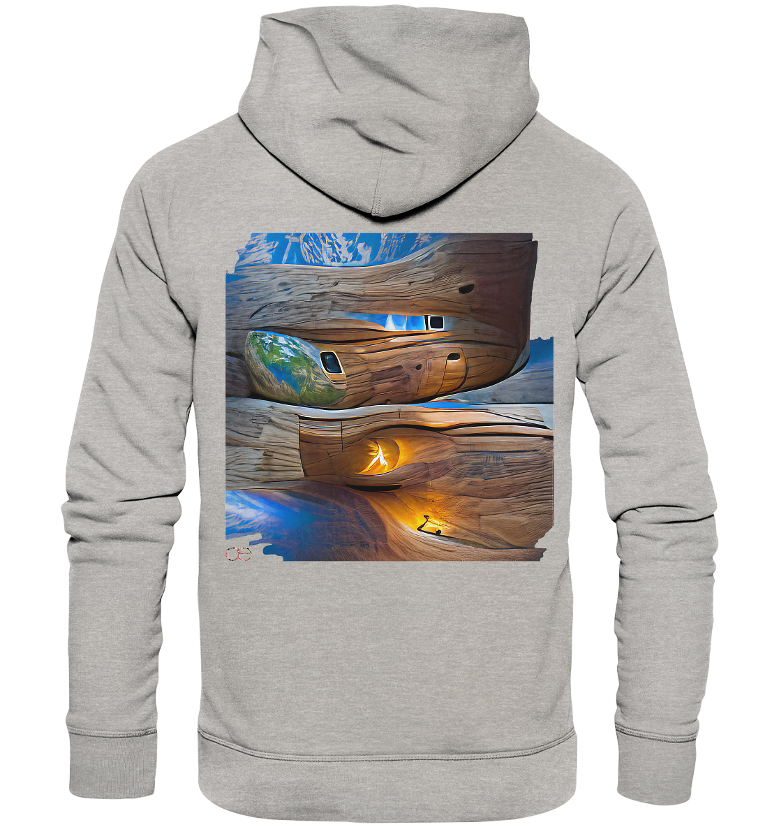 Ai Earth Perspective  - Organic Fashion Hoodie