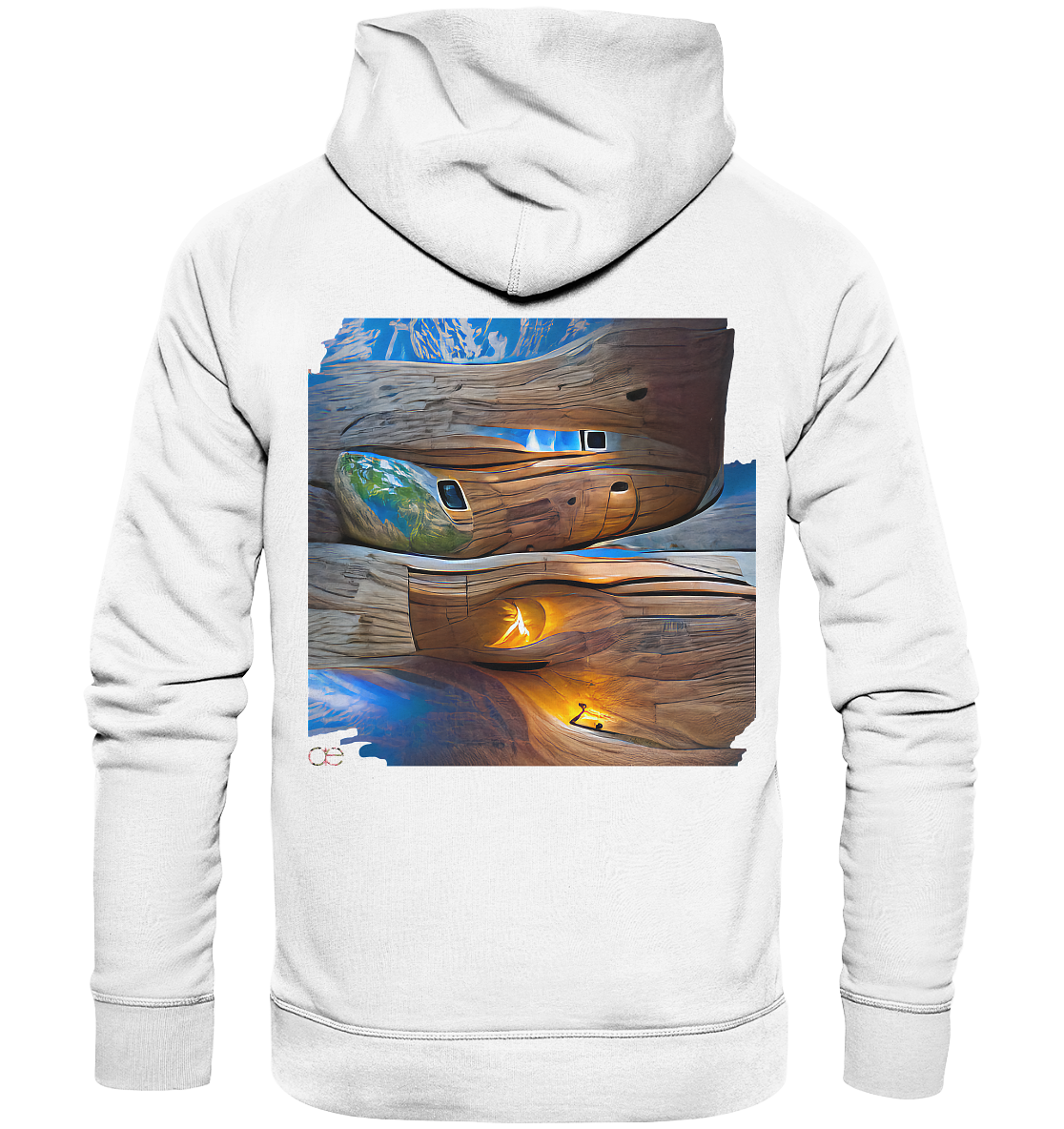 Ai Earth Perspective  - Organic Fashion Hoodie