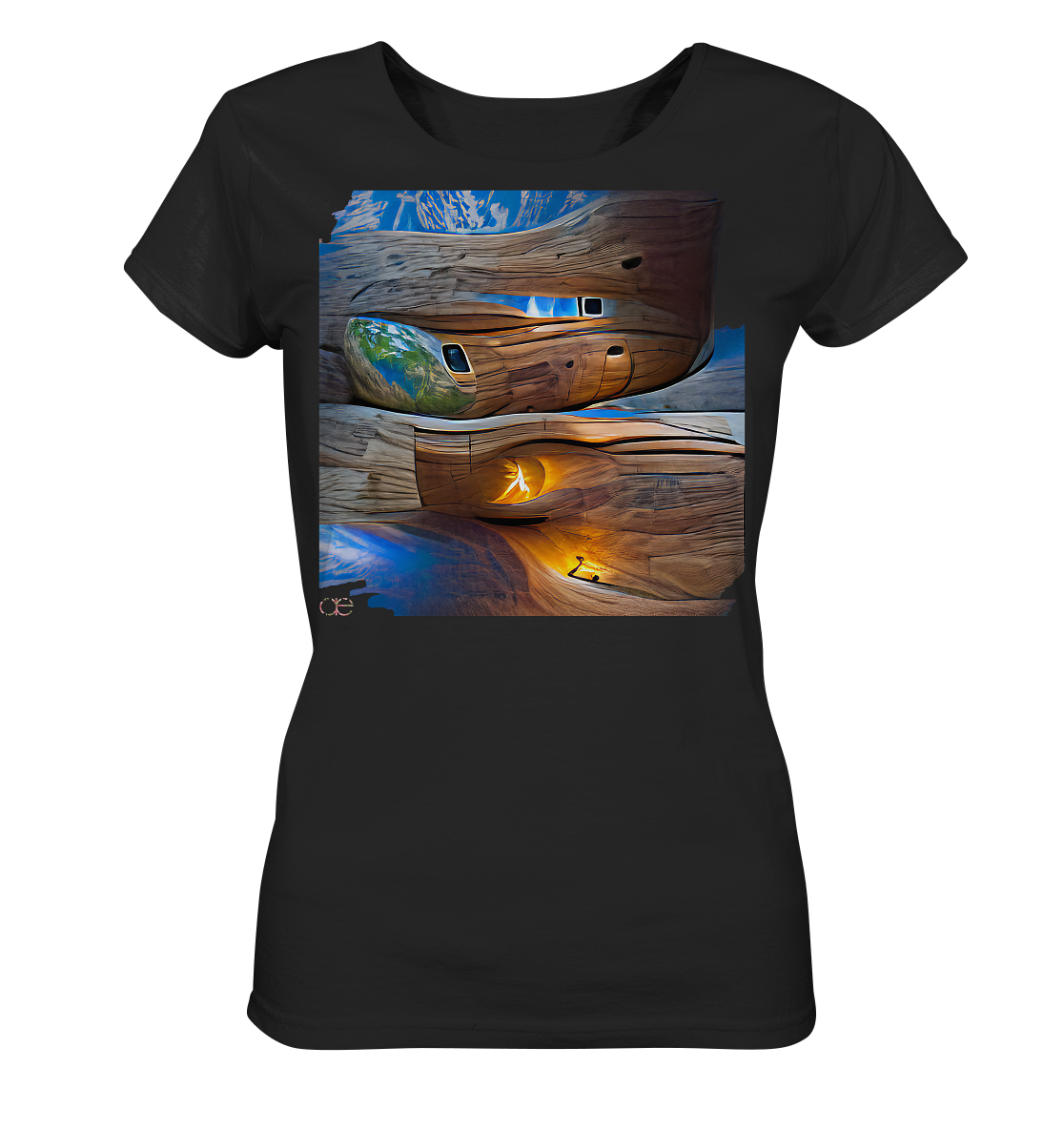 Ai Earth Perspective  - Ladies Organic Basic Shirt