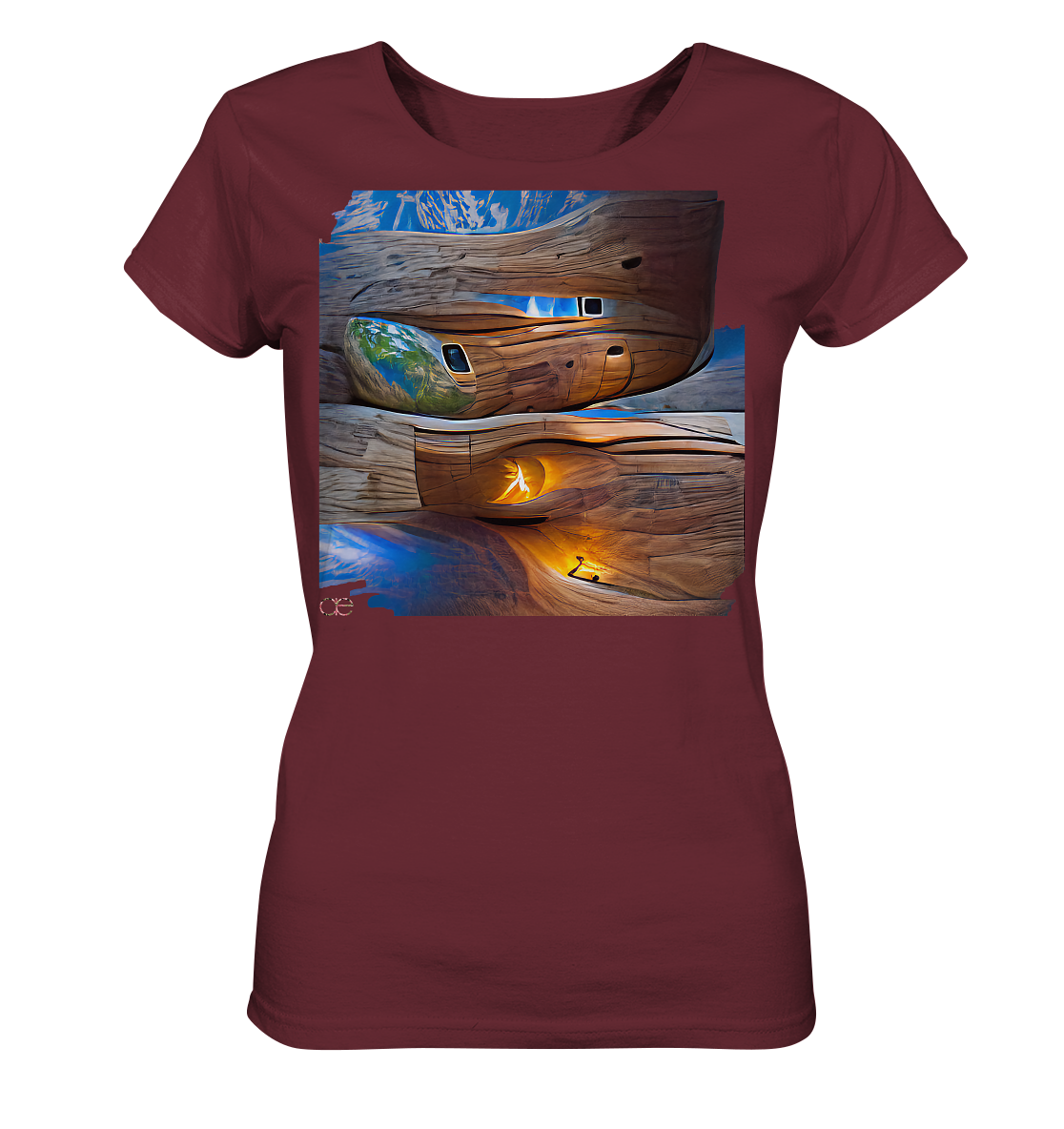 Ai Earth Perspective  - Ladies Organic Basic Shirt