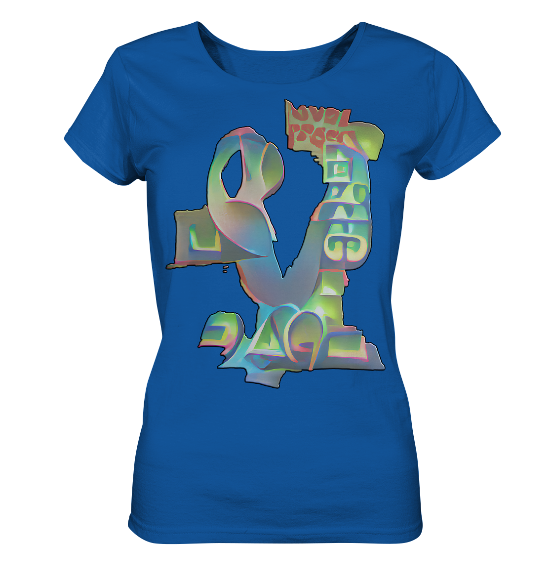 Peace & Love - Ladies Organic Shirt