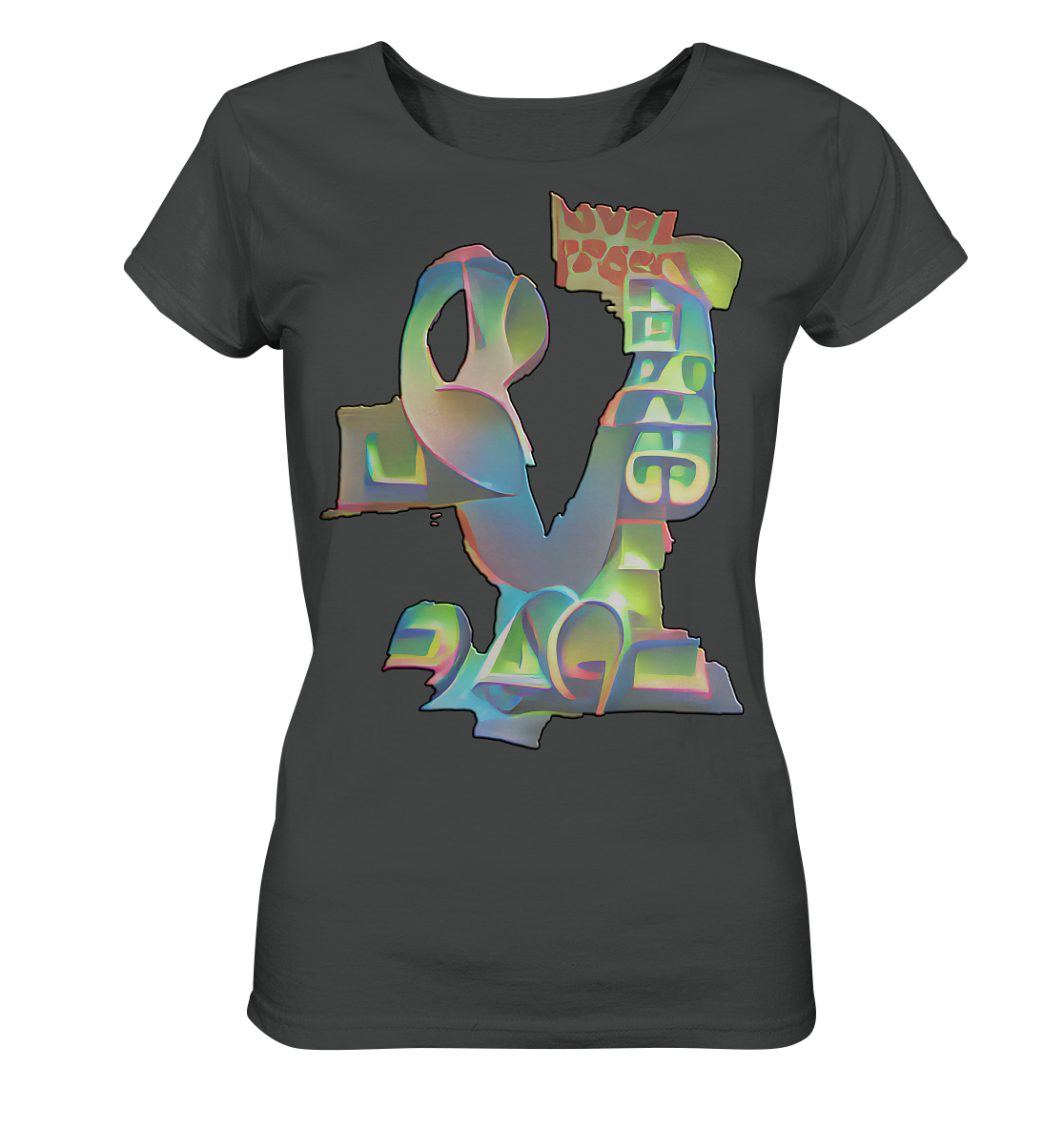 Peace & Love - Ladies Organic Shirt