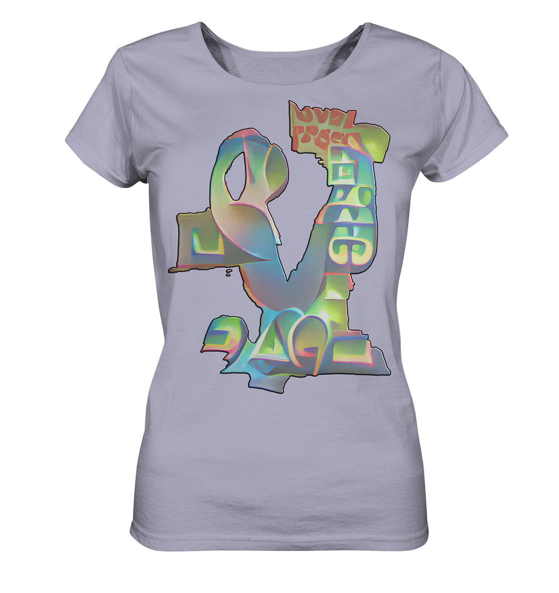 Peace & Love - Ladies Organic Shirt