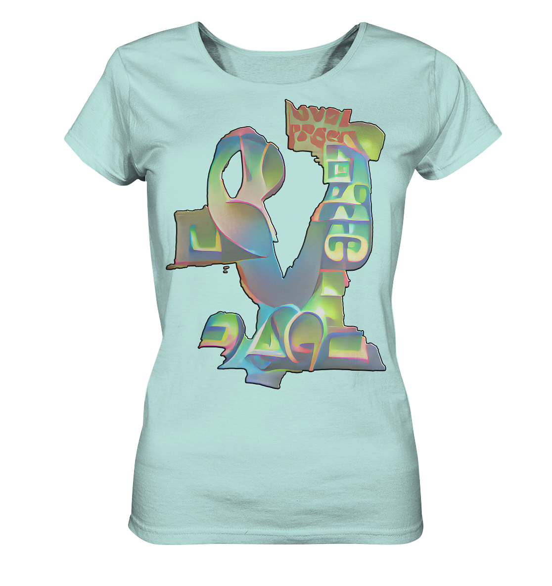 Peace & Love - Ladies Organic Shirt