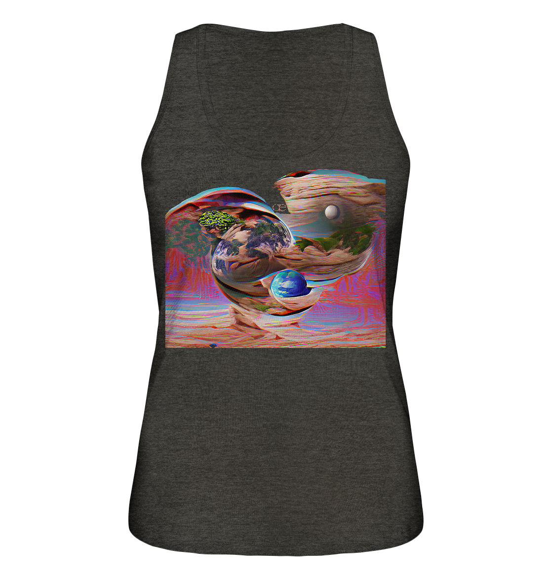 Ai Orbit Flora - Ladies Organic Tank-Top