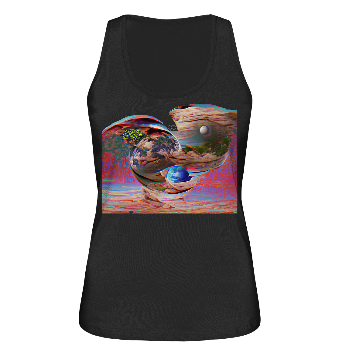 Ai Orbit Flora - Ladies Organic Tank-Top