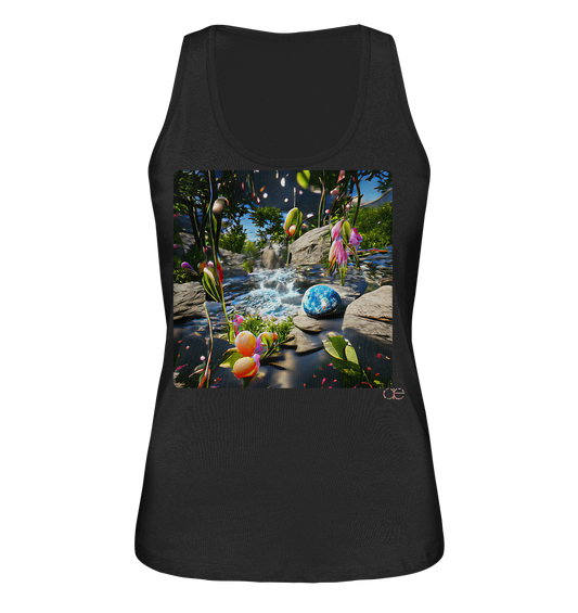 Earth x Matter (Blackline) - Ladies Organic Tank-Top