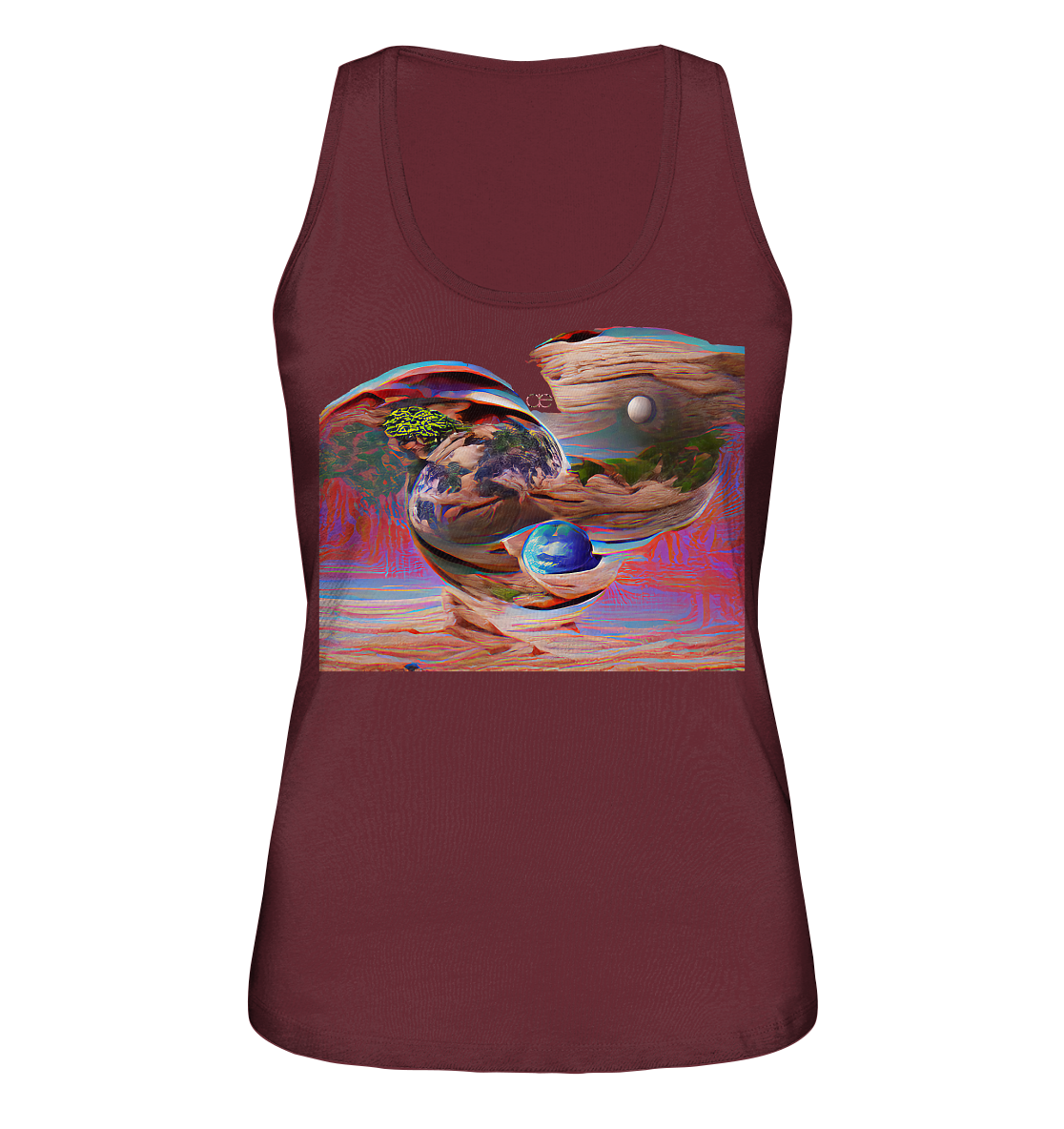 Ai Orbit Flora - Ladies Organic Tank-Top