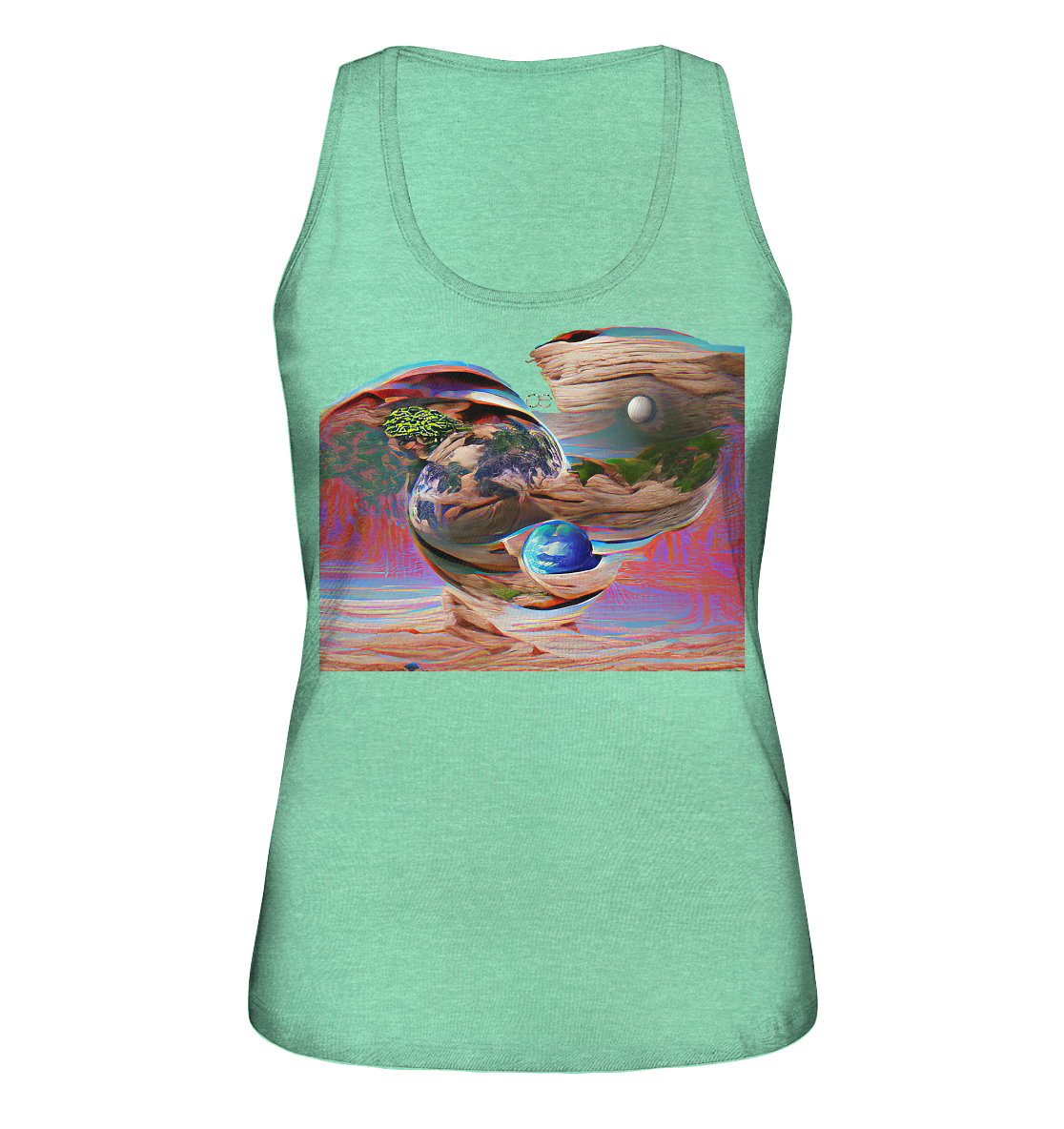 Ai Orbit Flora - Ladies Organic Tank-Top