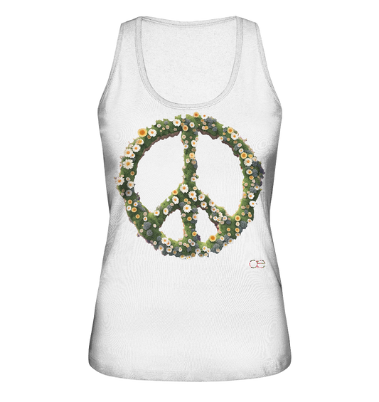 Peace Flower - Ladies Organic Tank-Top
