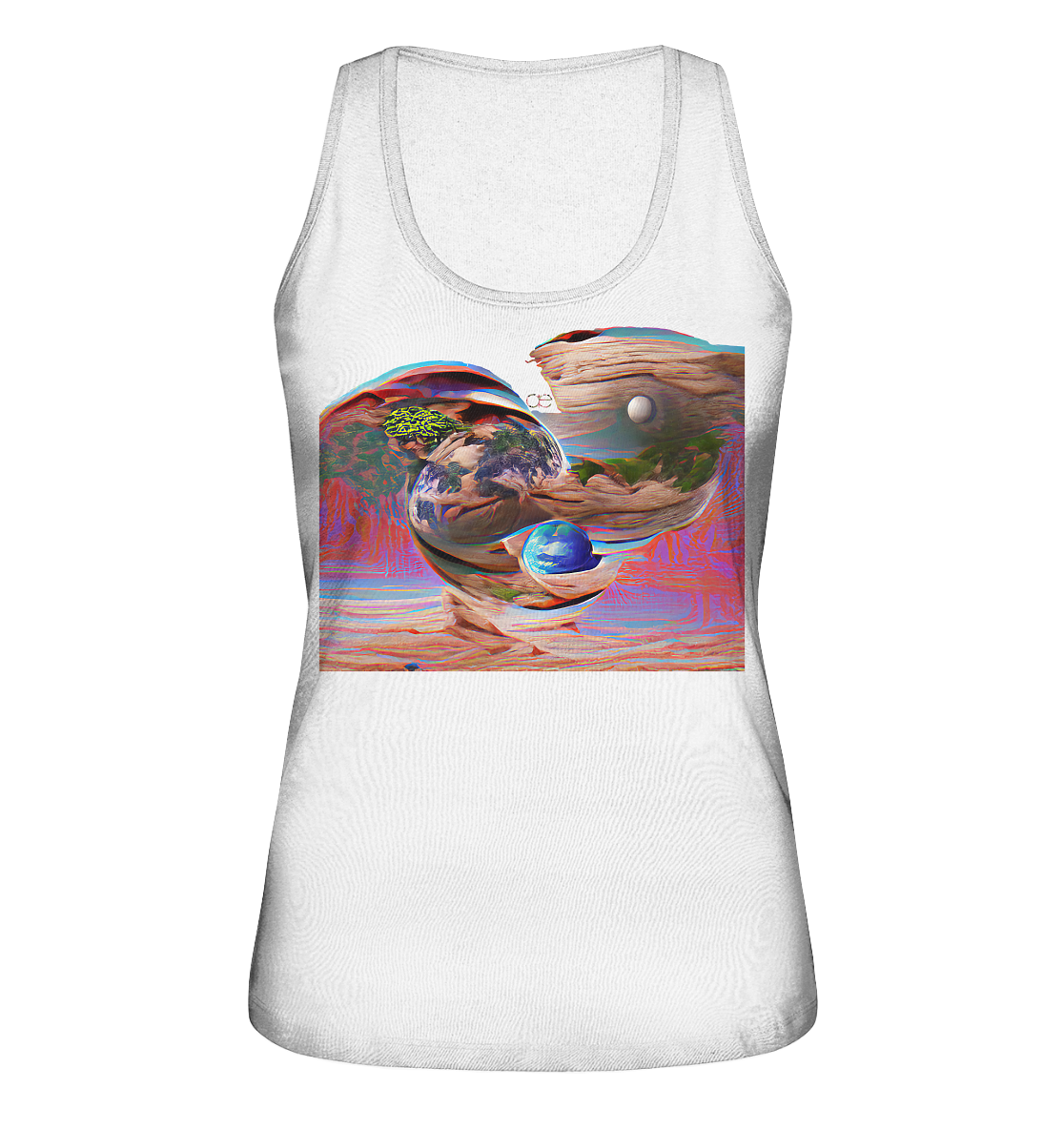 Ai Orbit Flora - Ladies Organic Tank-Top