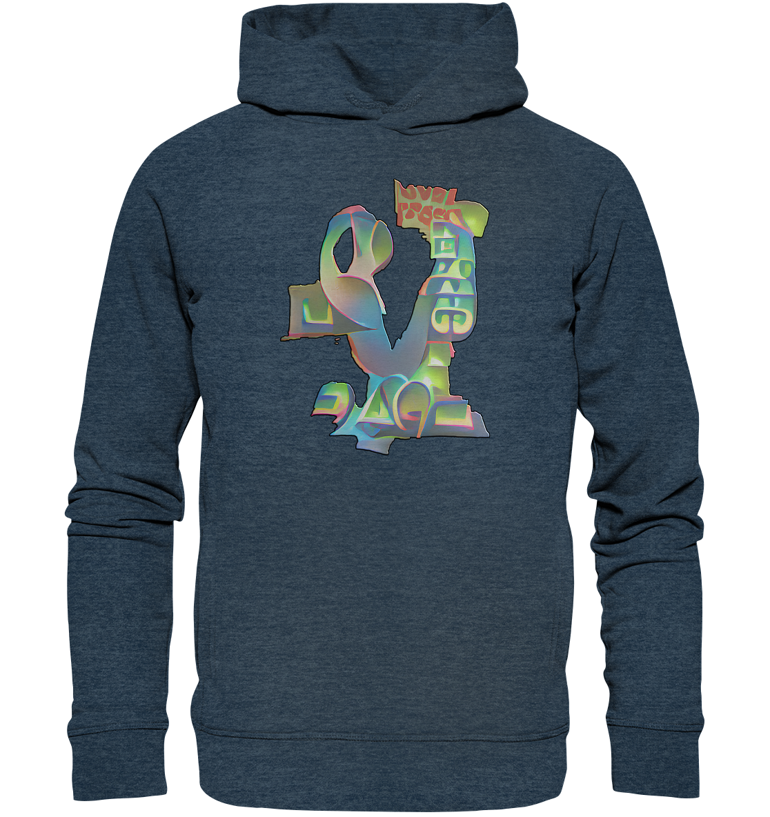 Peace & Love - Organic Fashion Hoodie