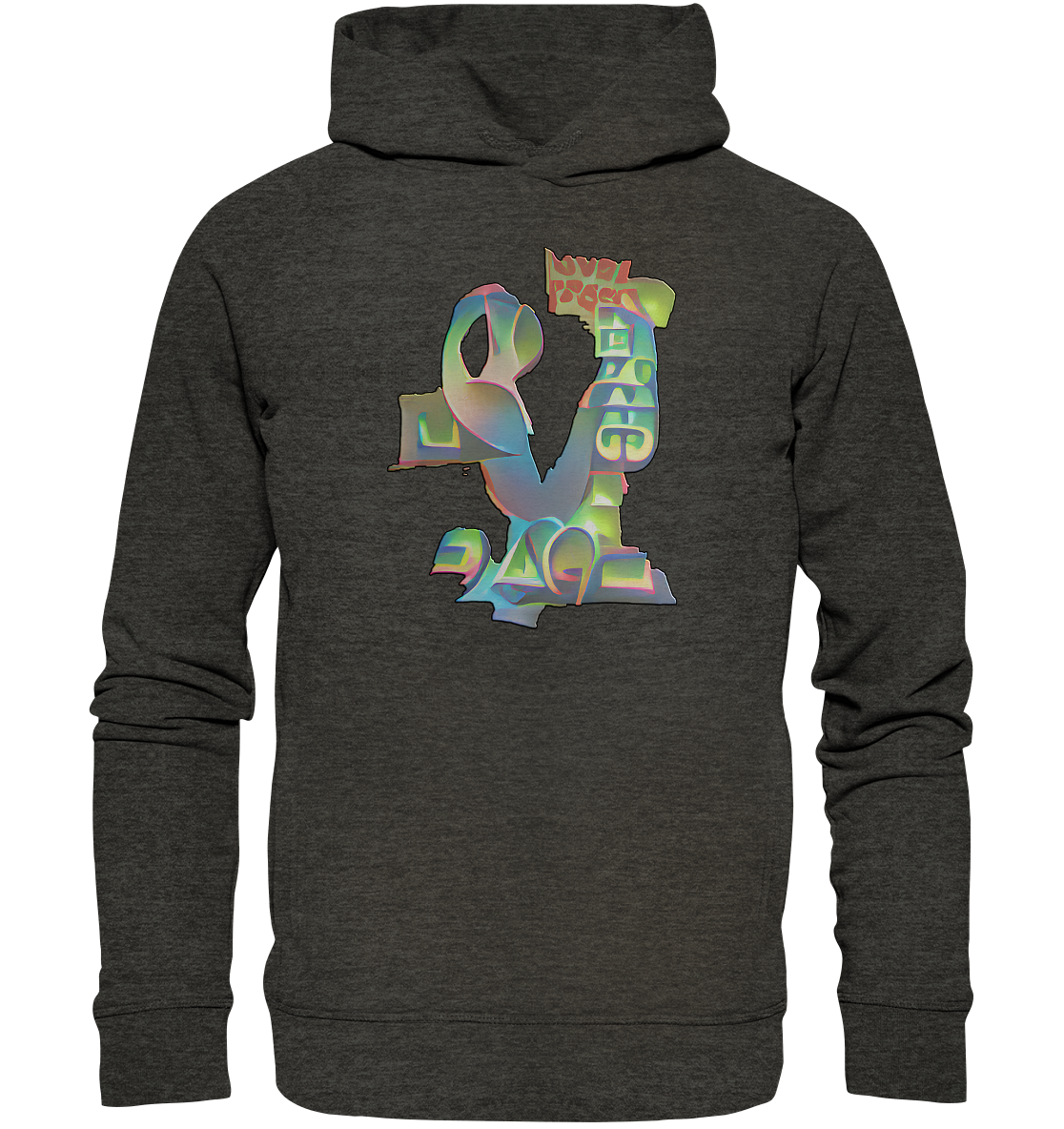 Peace & Love - Organic Fashion Hoodie