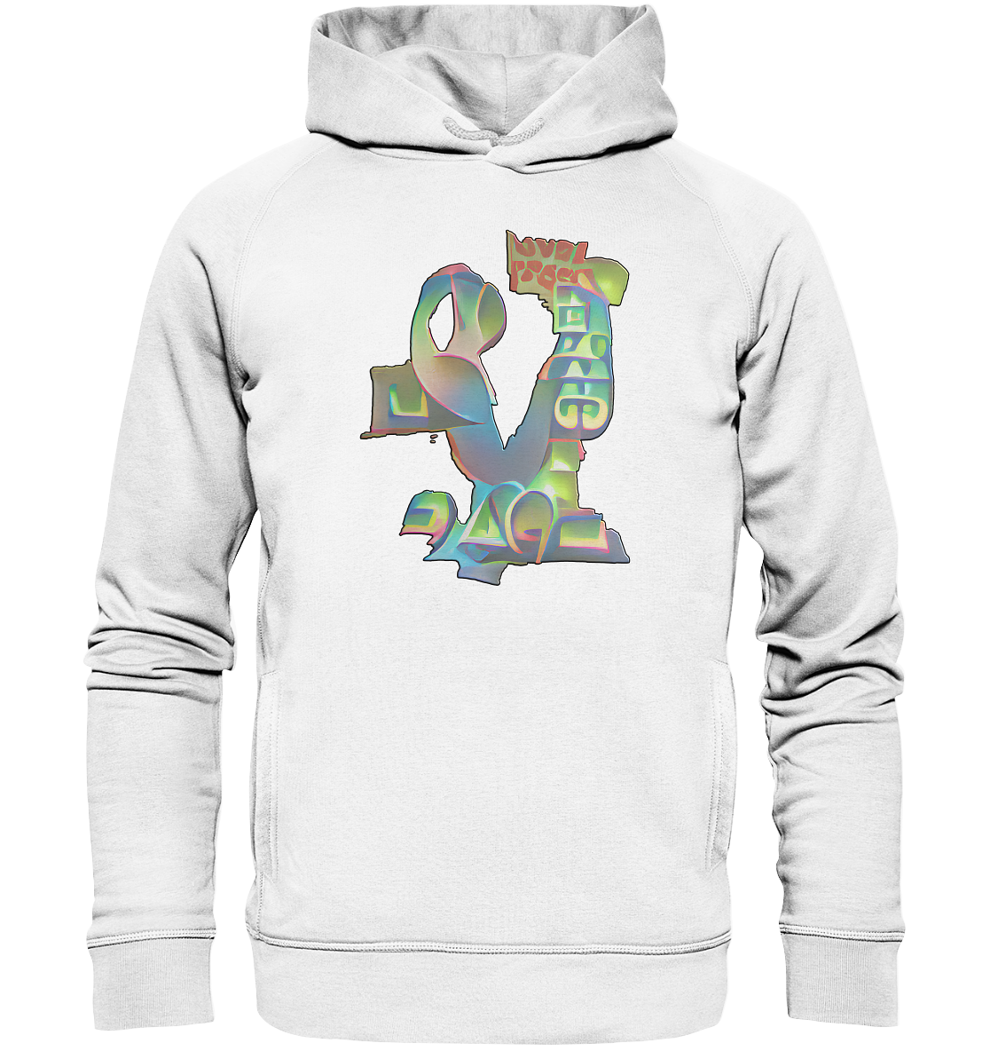 Peace & Love - Organic Fashion Hoodie