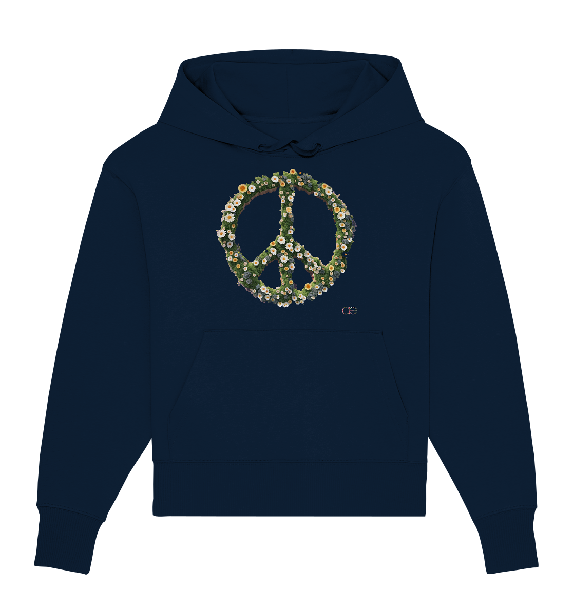 Peace Flower - Organic Oversize Hoodie