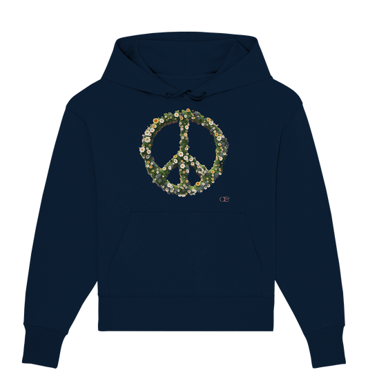 Peace Flower - Organic Oversize Hoodie
