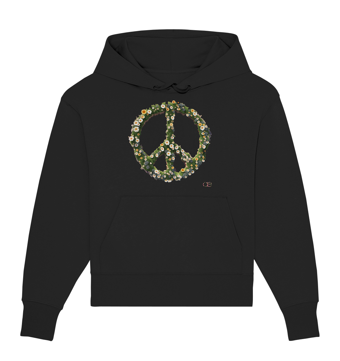 Peace Flower - Organic Oversize Hoodie