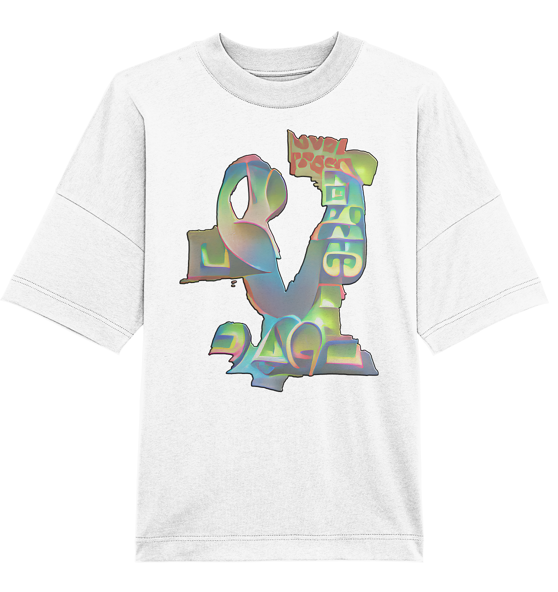 Peace & Love - Organic Oversize Shirt