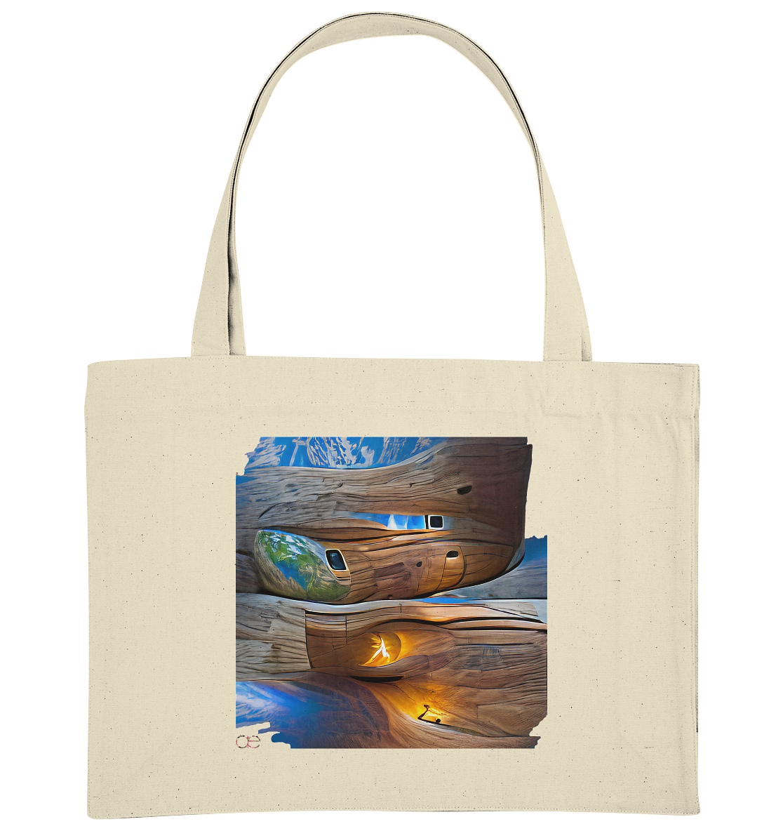 Ai Earth Perspective  - Organic Shopping-Bag