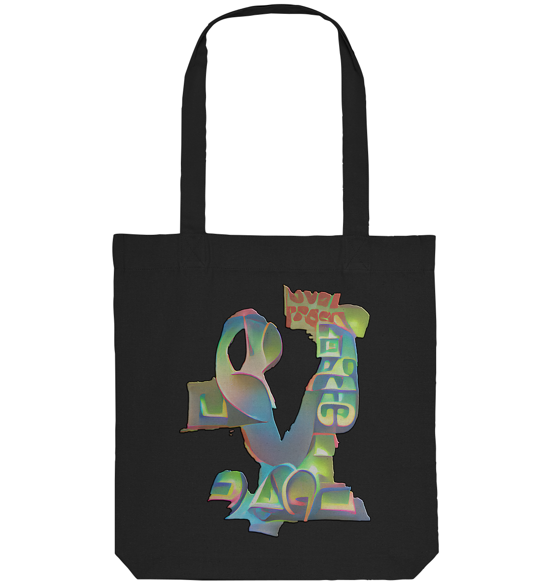 Peace & Love - Organic Tote-Bag