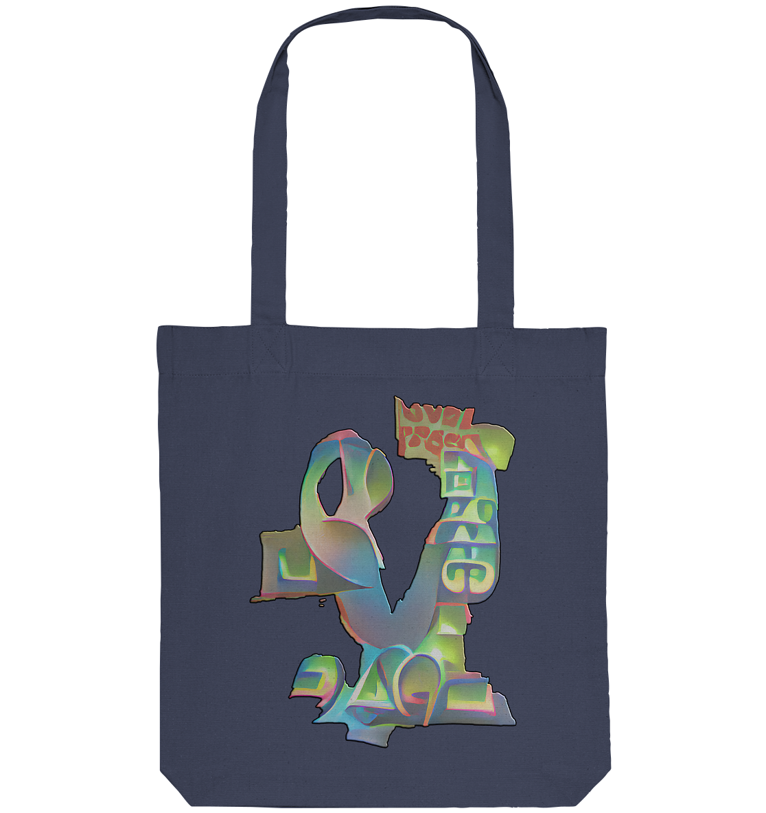 Peace & Love - Organic Tote-Bag
