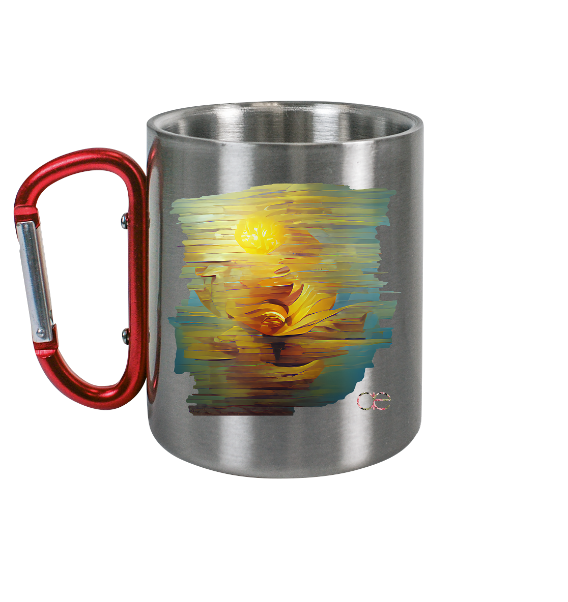 Ai Wood´S - Edelstahl Tasse Karabiner