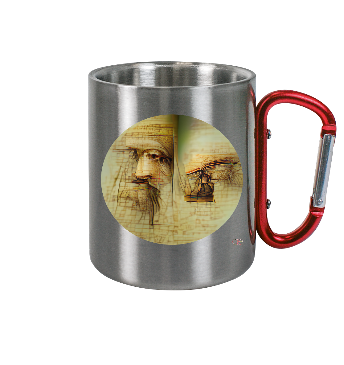 Waisted Time  - Edelstahl Tasse Karabiner