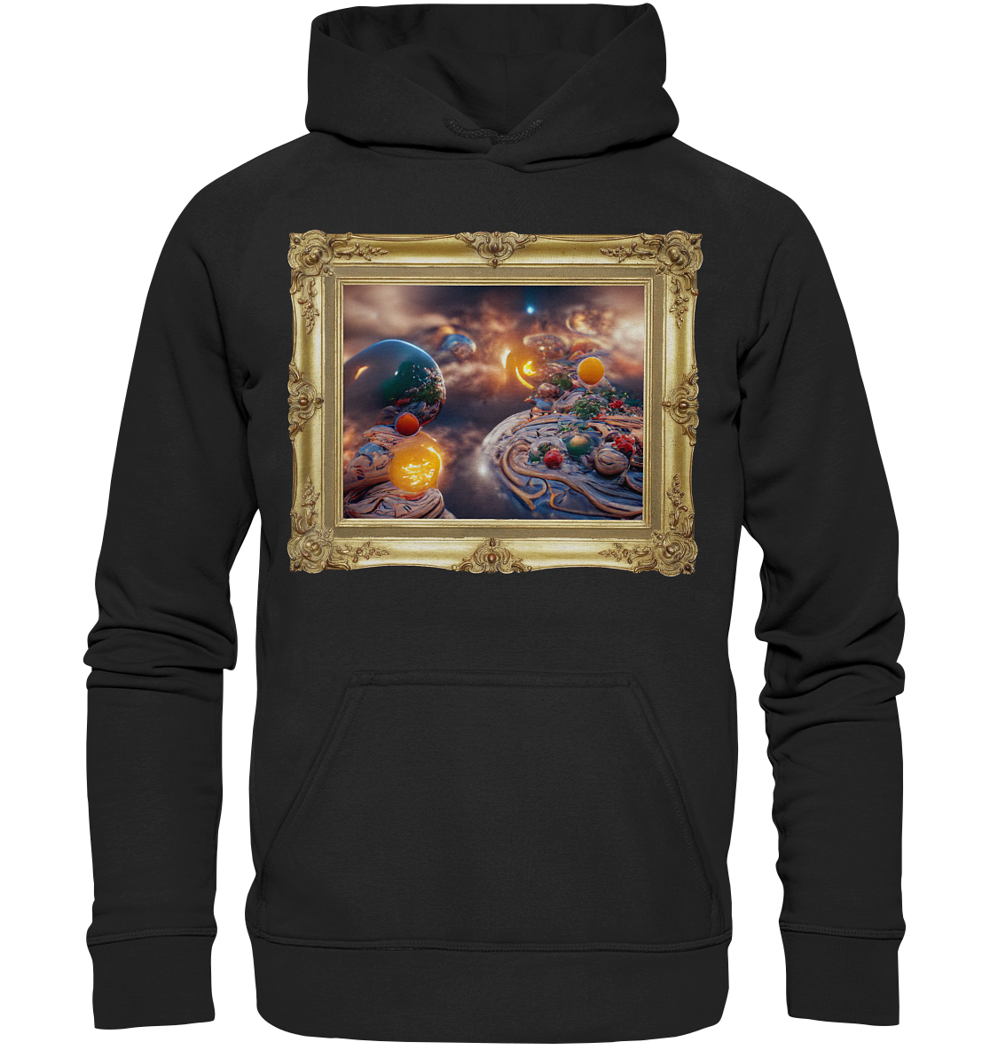 Ai Galaxy Frame - Kids Premium Hoodie