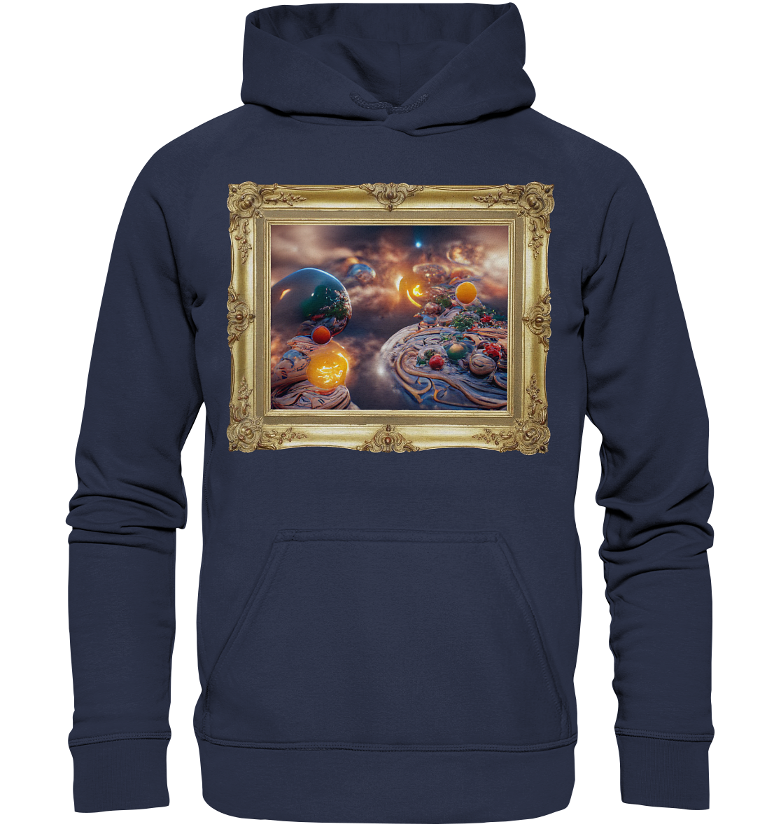 Ai Galaxy Frame - Kids Premium Hoodie