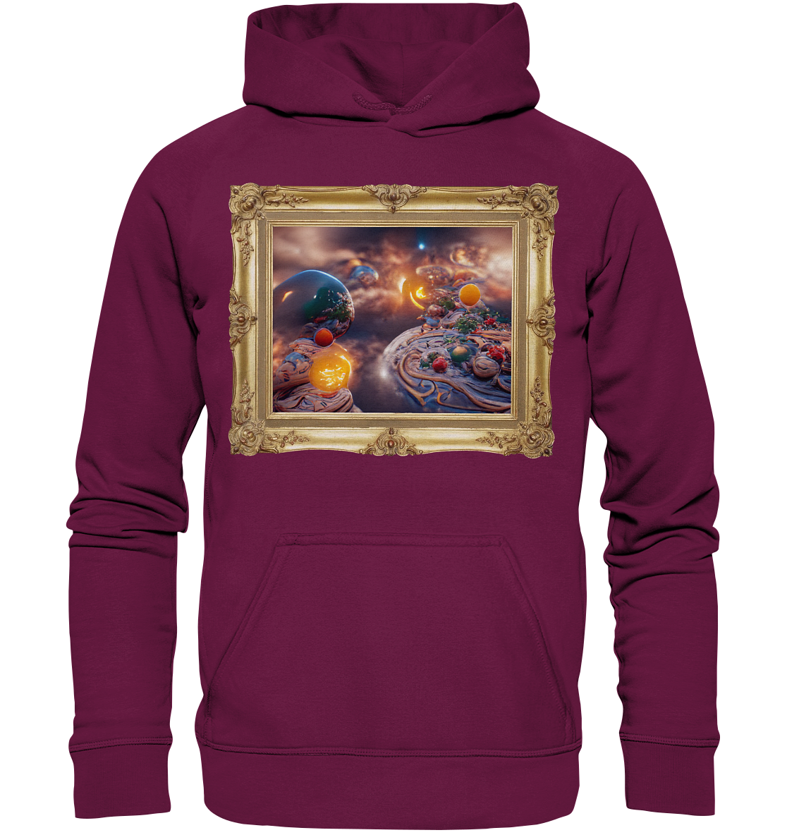 Ai Galaxy Frame - Kids Premium Hoodie