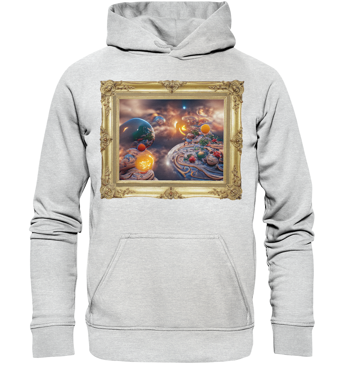 Ai Galaxy Frame - Kids Premium Hoodie
