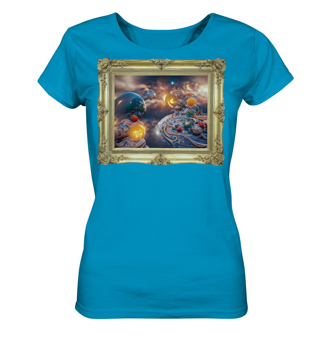 Ai Galaxy Frame - Ladies Organic Shirt