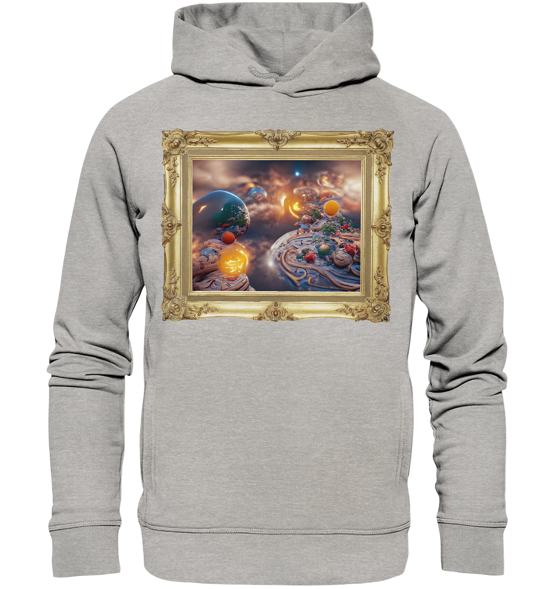 Ai Galaxy Frame - Organic Fashion Hoodie