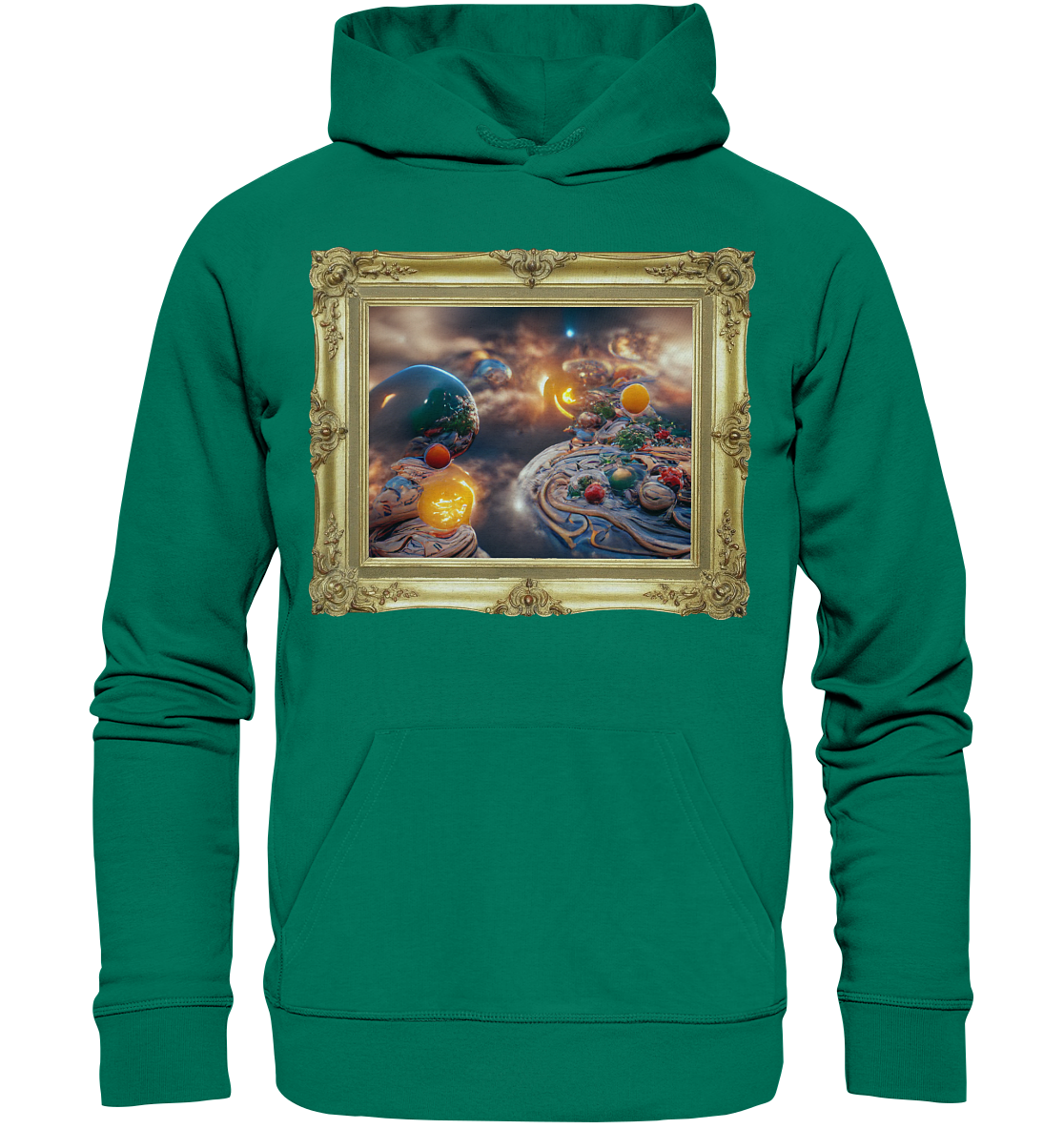 Ai Galaxy Frame - Organic Hoodie