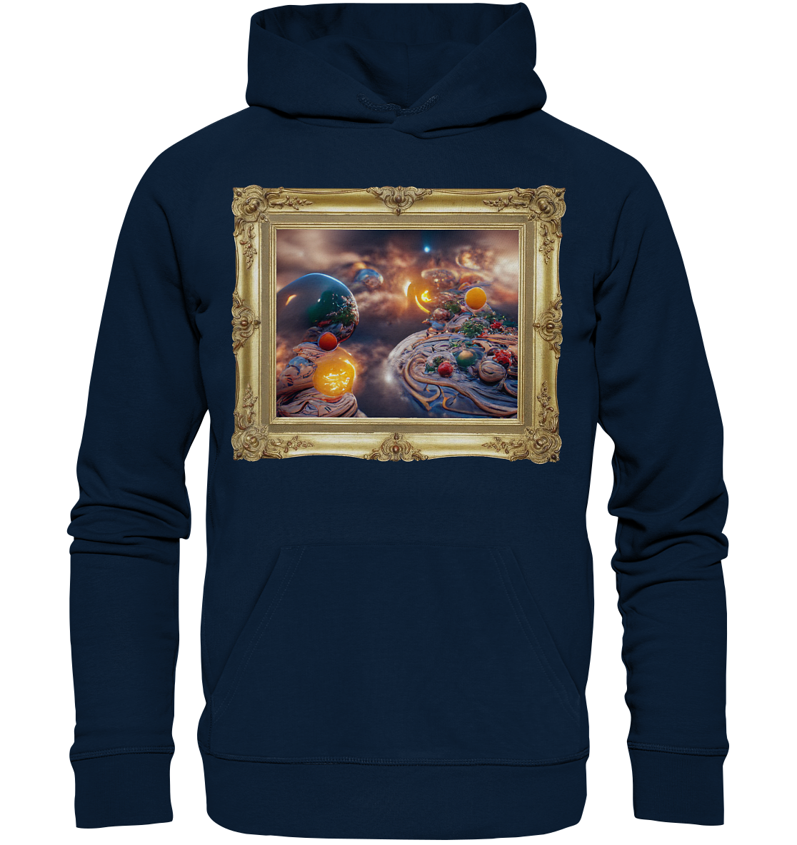 Ai Galaxy Frame - Organic Hoodie
