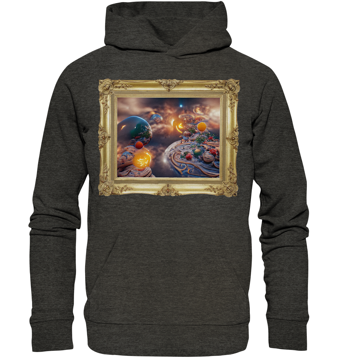 Ai Galaxy Frame - Organic Hoodie