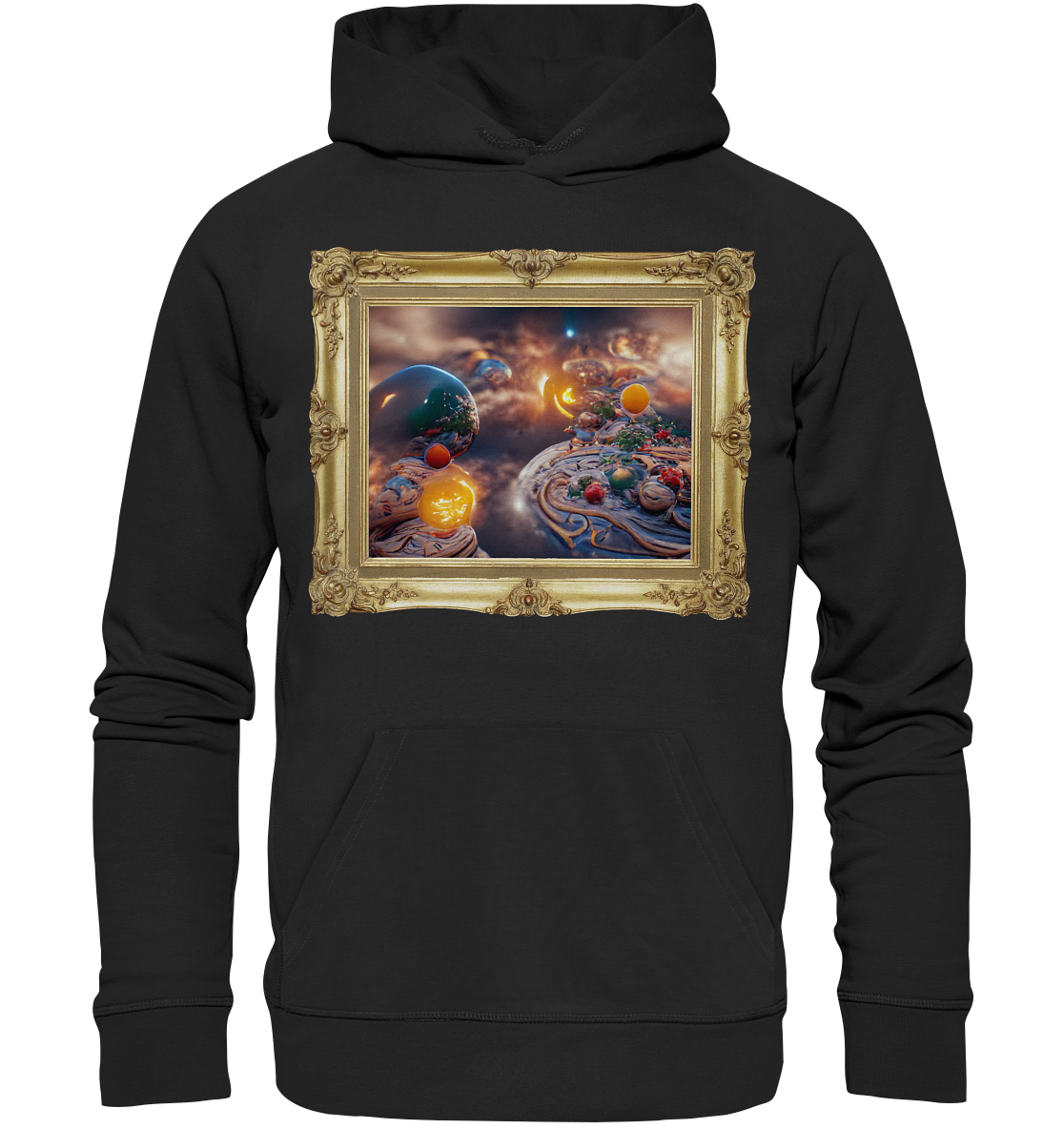 Ai Galaxy Frame - Organic Hoodie