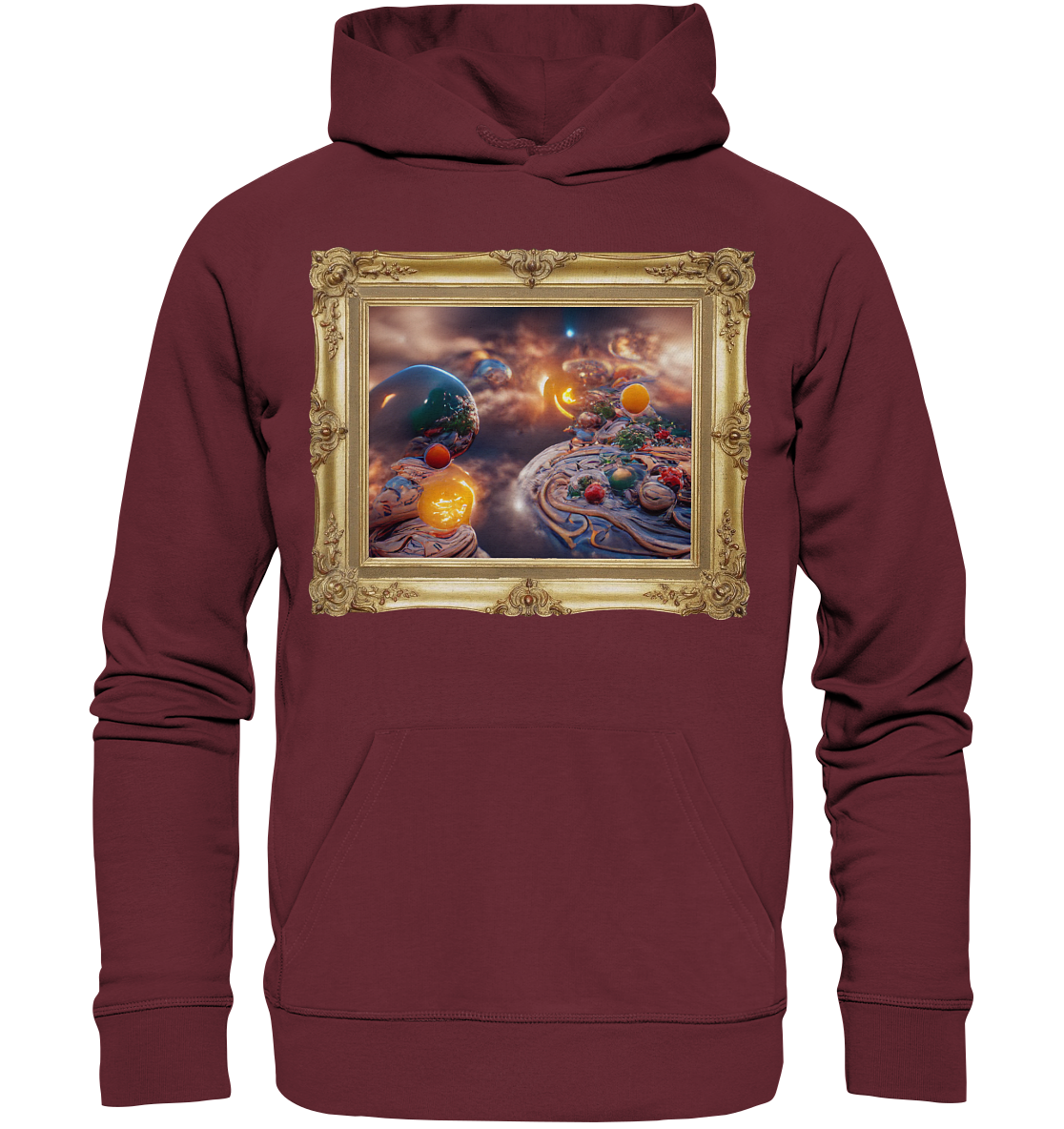 Ai Galaxy Frame - Organic Hoodie